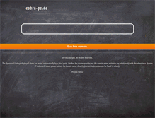 Tablet Screenshot of cobra-pc.de